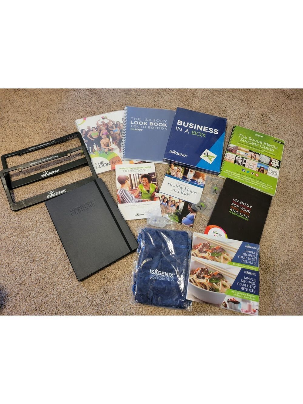 Isagenix Planner, Black, Journal, One size